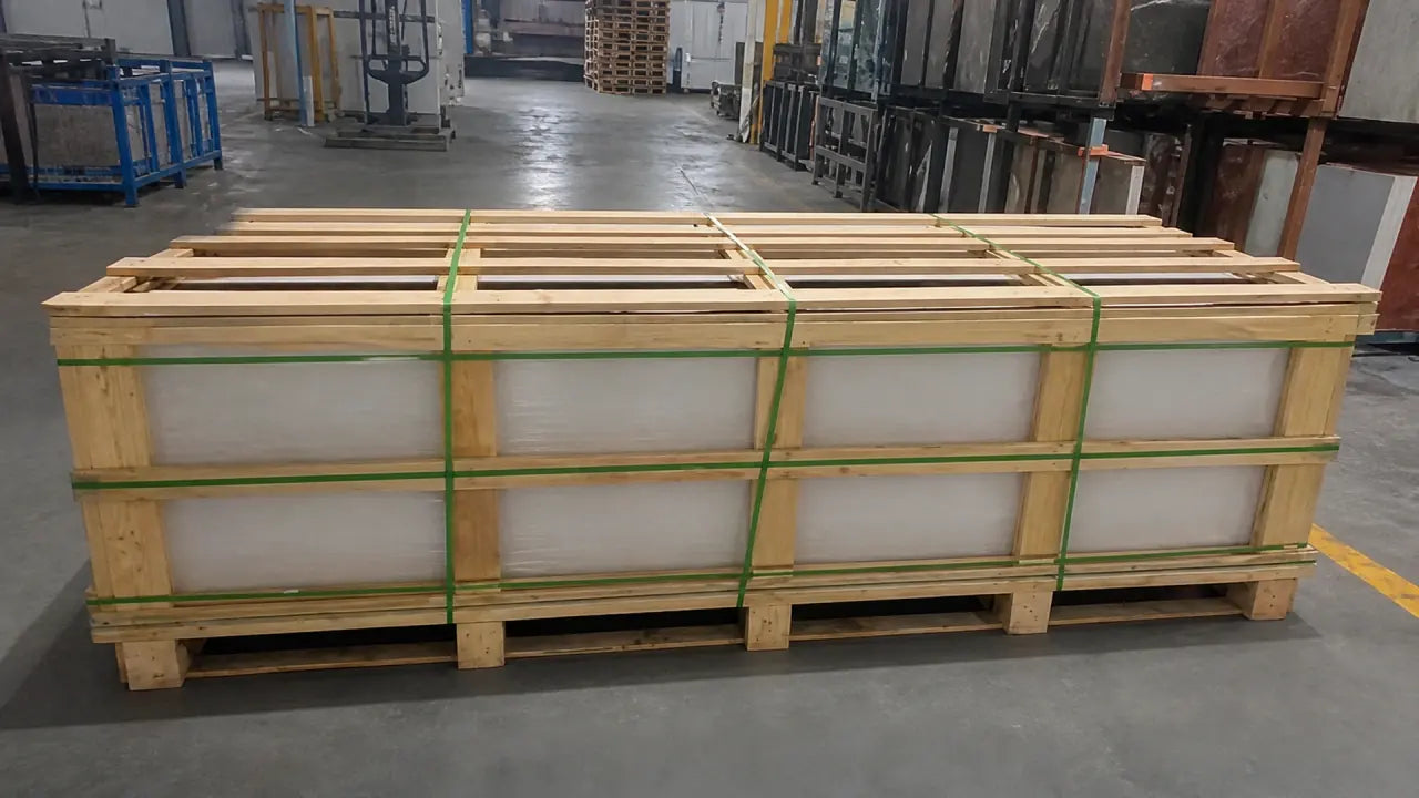 No.4 목상자 used for sintered stone factory packing